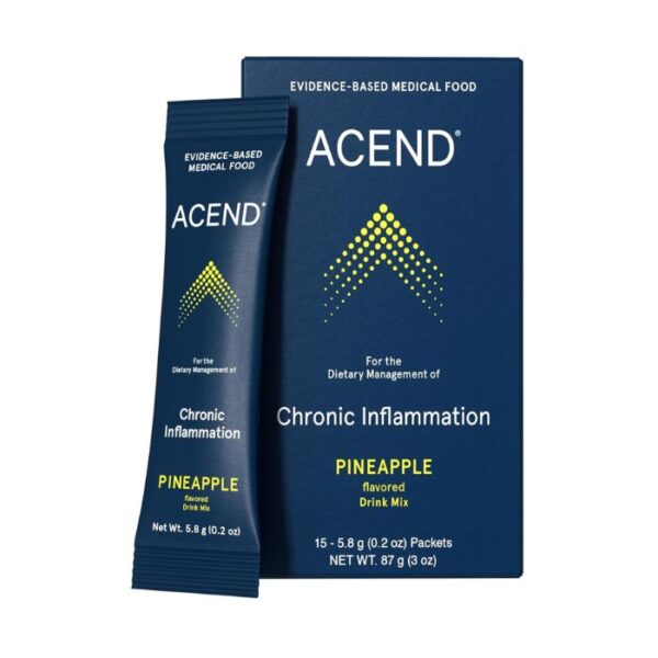 ACEND Food Drink Mix Packets, Inflammation Supplement